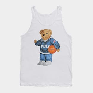 basketball bear Tank Top